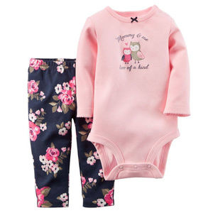 Carters Baby Girl Bodysuit & Pants Set Clothes